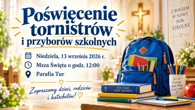 🎒 Poświęcenie tornistrów i przyborów szkolnych